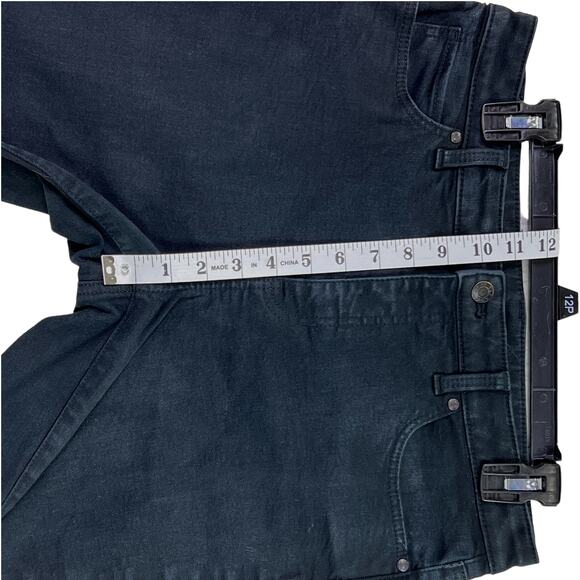 Talbots Flawless High Rise Straight Leg Five Pocket Jeans Black 10 Petite - Picture 10 of 13